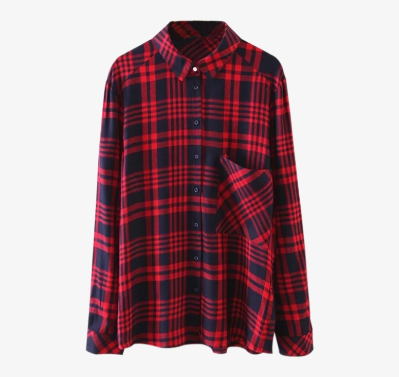 Pocket Checked Shirt - Plaid, transparent png download