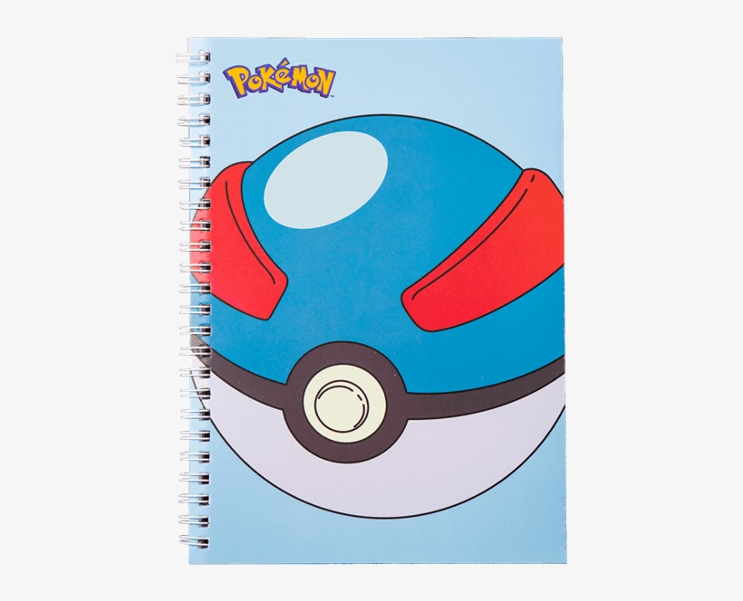 Great Ball A5 Spiral Notebook - Pokemon Go, transparent png download