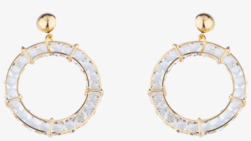 Gold Record Earrings - Earrings, transparent png download