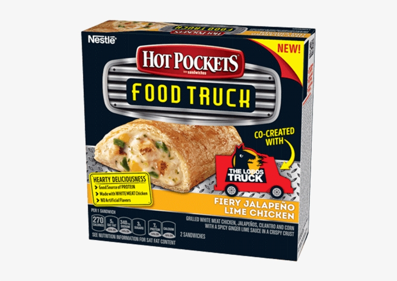 Hot Pockets Food Truck - Hot Pockets Jalapeno Lime Chicken, transparent png download