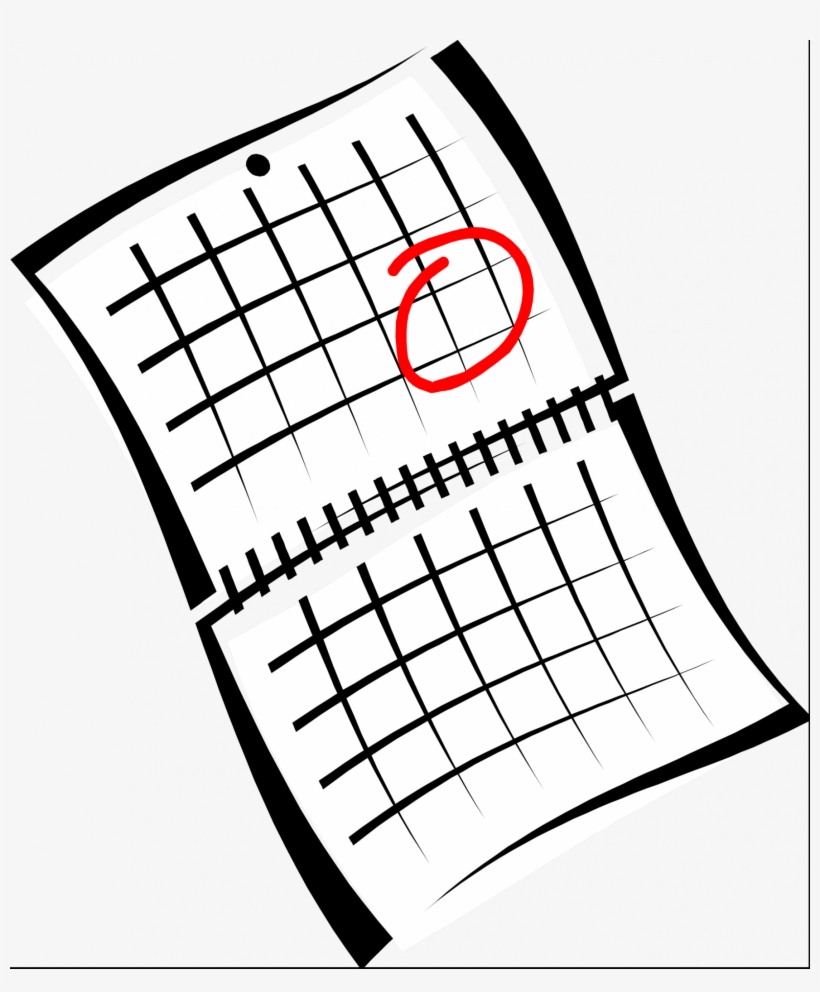 Clipart Calendar Transparent - Clip Art Free Calendar, transparent png download