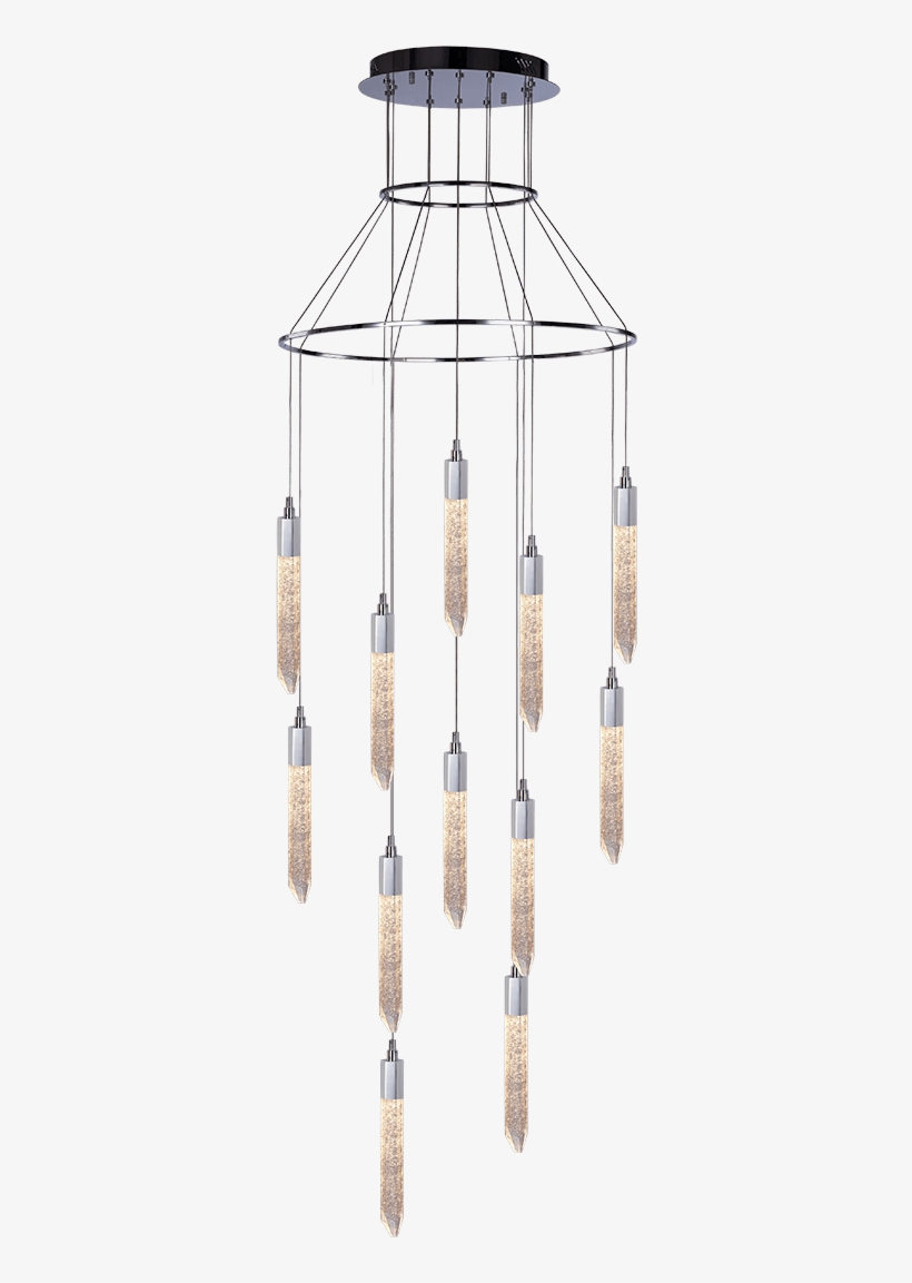 Shard 12 Light Adjustable Pendant - Lampshade, transparent png download