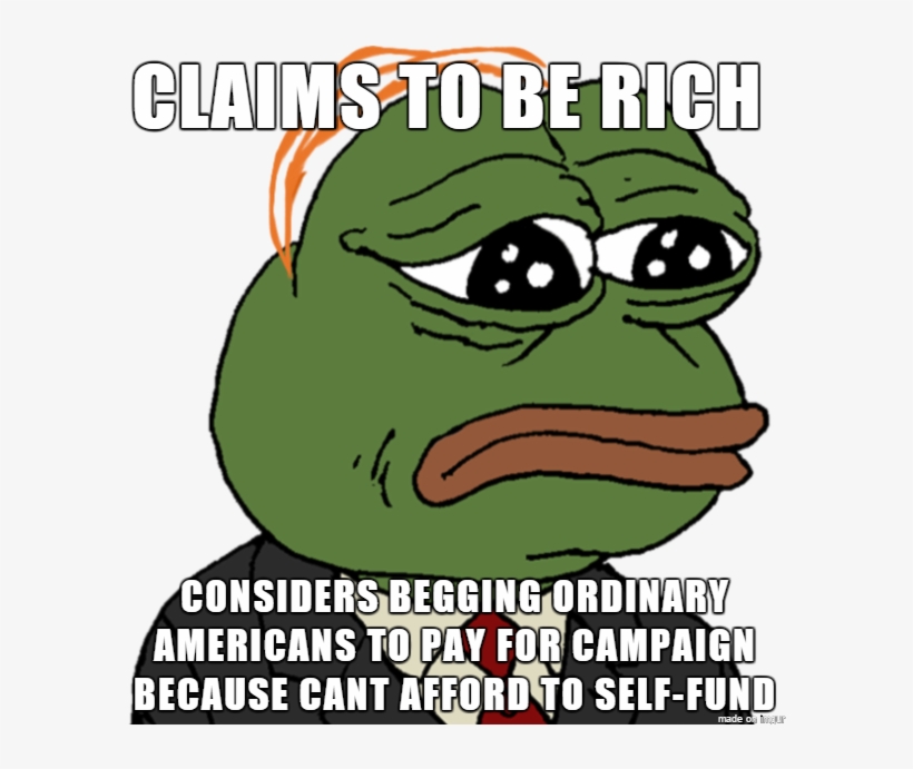 Sad Trump - Cartoon, transparent png download