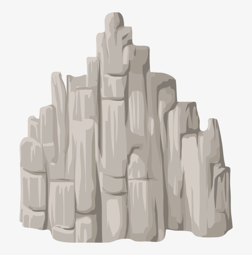 Computer Icons Geography Clipart Rock Terrain Plateau - Rock Drawing Png, transparent png download