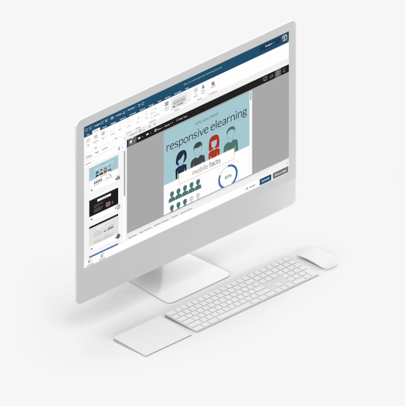 One Has Everything You Need, Together In One Place - Mock Up Web Elearning, transparent png download