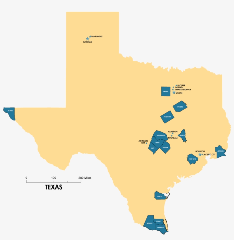 Service Areas - Battle Of Coleto Placed, transparent png download