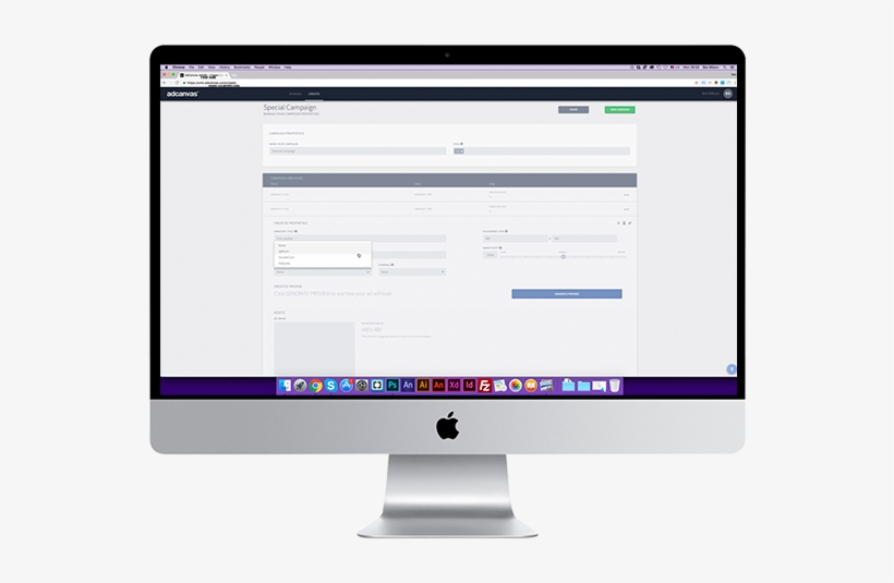 Mockup-imac05x - Computer Monitor, transparent png download