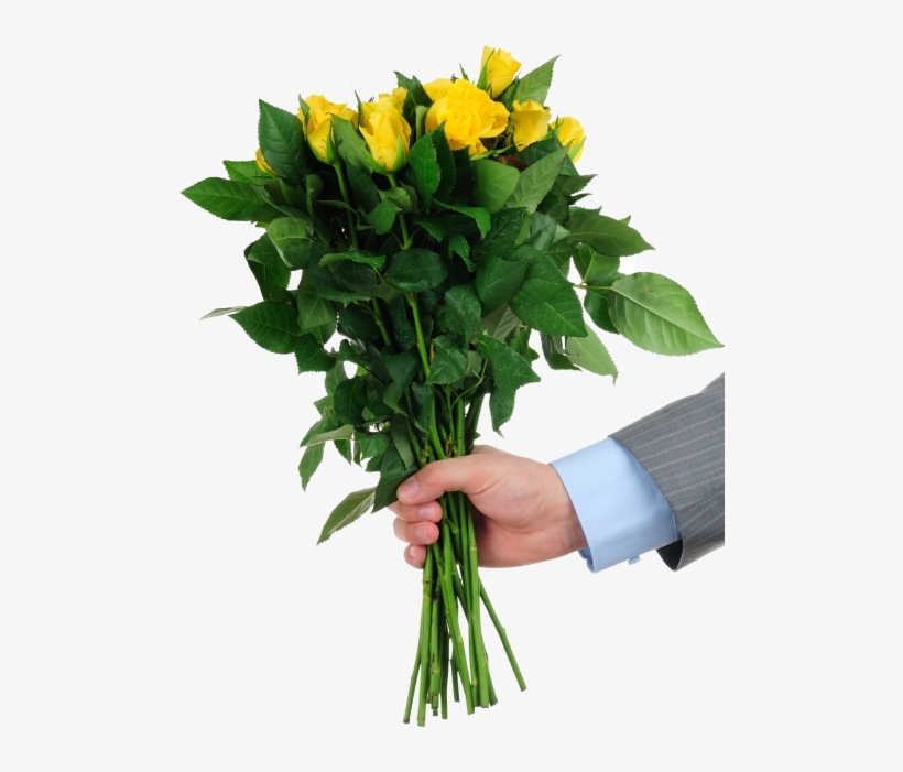 Yellow Rose Bouquet - Yellow, transparent png download