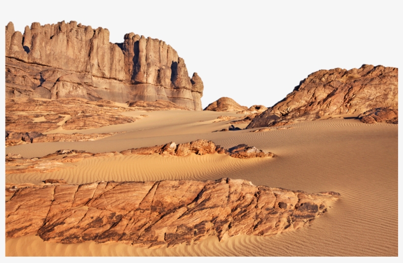 Rocky And Sandy Terrain - Famous Desert, transparent png download
