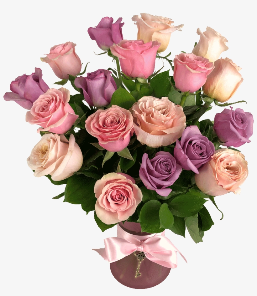 Key To Their Dreams Bouquet - Garden Roses, transparent png download