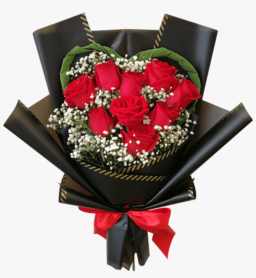 Valentine's Day Rose Bouquet - Bouquet For Valentine's Day 2019, transparent png download