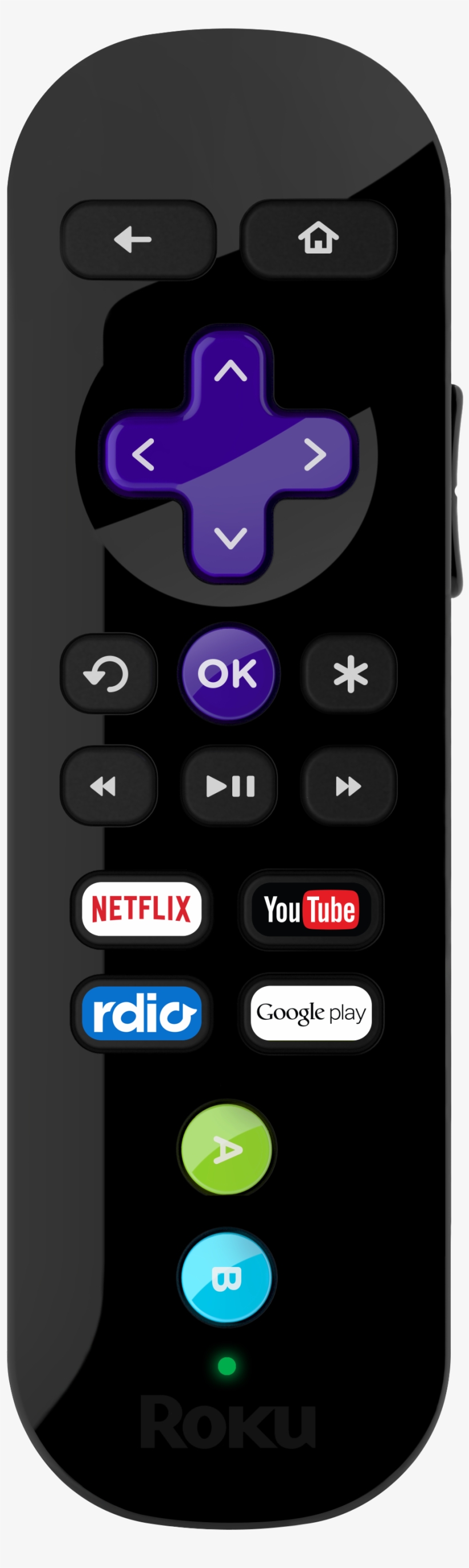 Pan Eu Roku3 Remote Front - Iphone, transparent png download