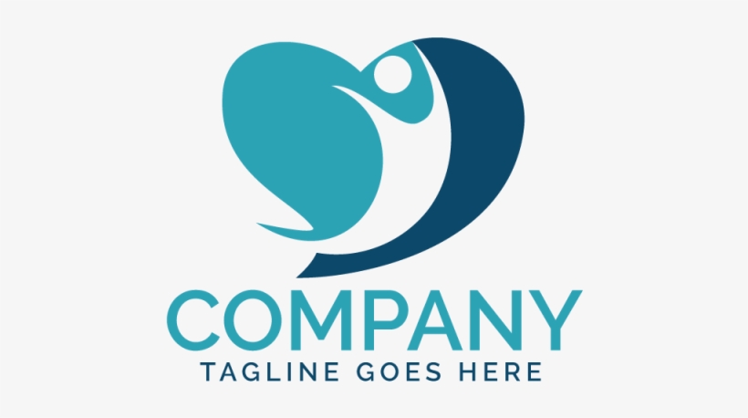 People Heart Logo Design - Acomplia, transparent png download