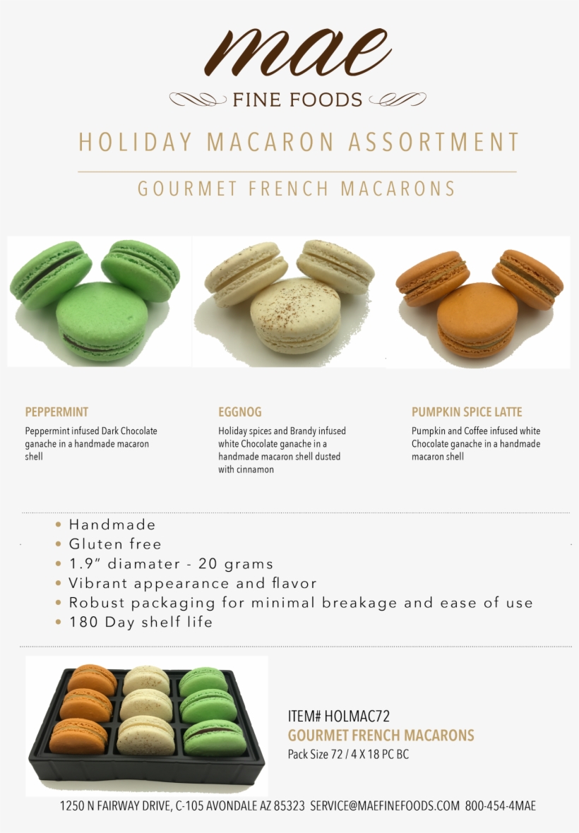 Mae Fine Foods - Macaroon, transparent png download