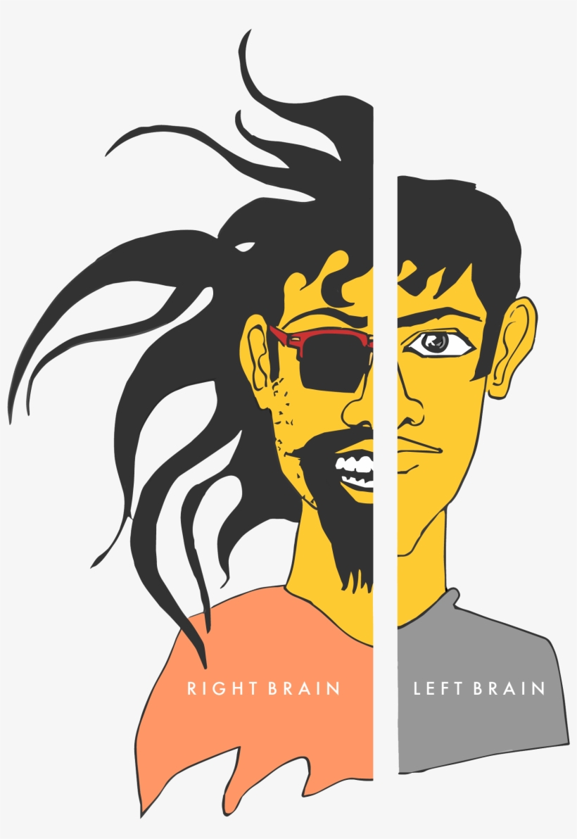 Abstracting The Functions Of The Left And The Right - Illustration, transparent png download