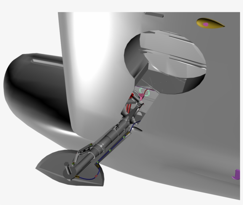 See That Main Gear Leg, It's Been Texture Mapped - Cartoon, transparent png download