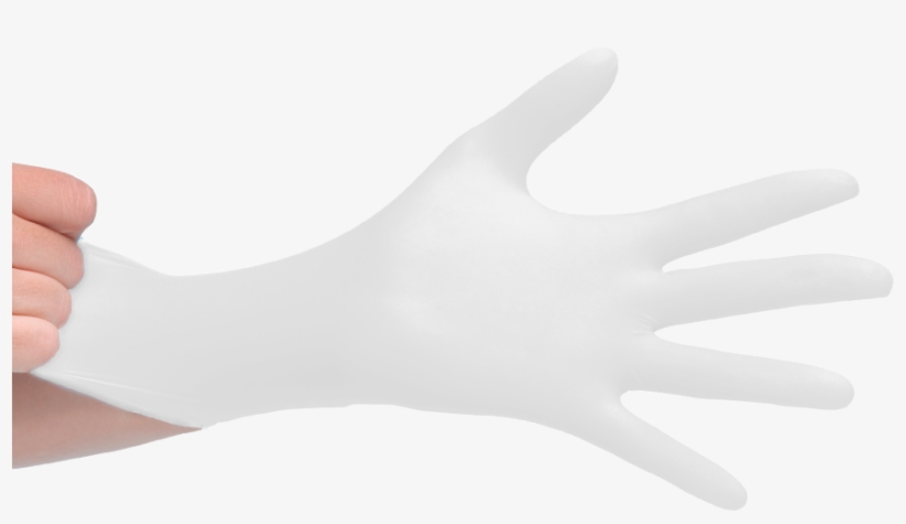 Sensiflex® Nature White Powder-free Nitrile - Monochrome, transparent png download