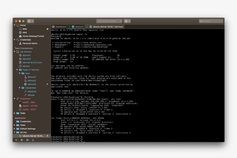 Management Dashboard Remote Desktop - Login Ssh In Linux, transparent png download