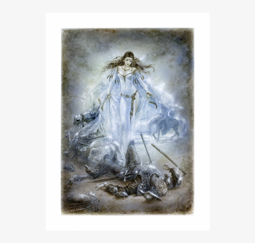 Don Quijote De La Mancha Y El Caballero De La Blanca - Luis Royo, transparent png download