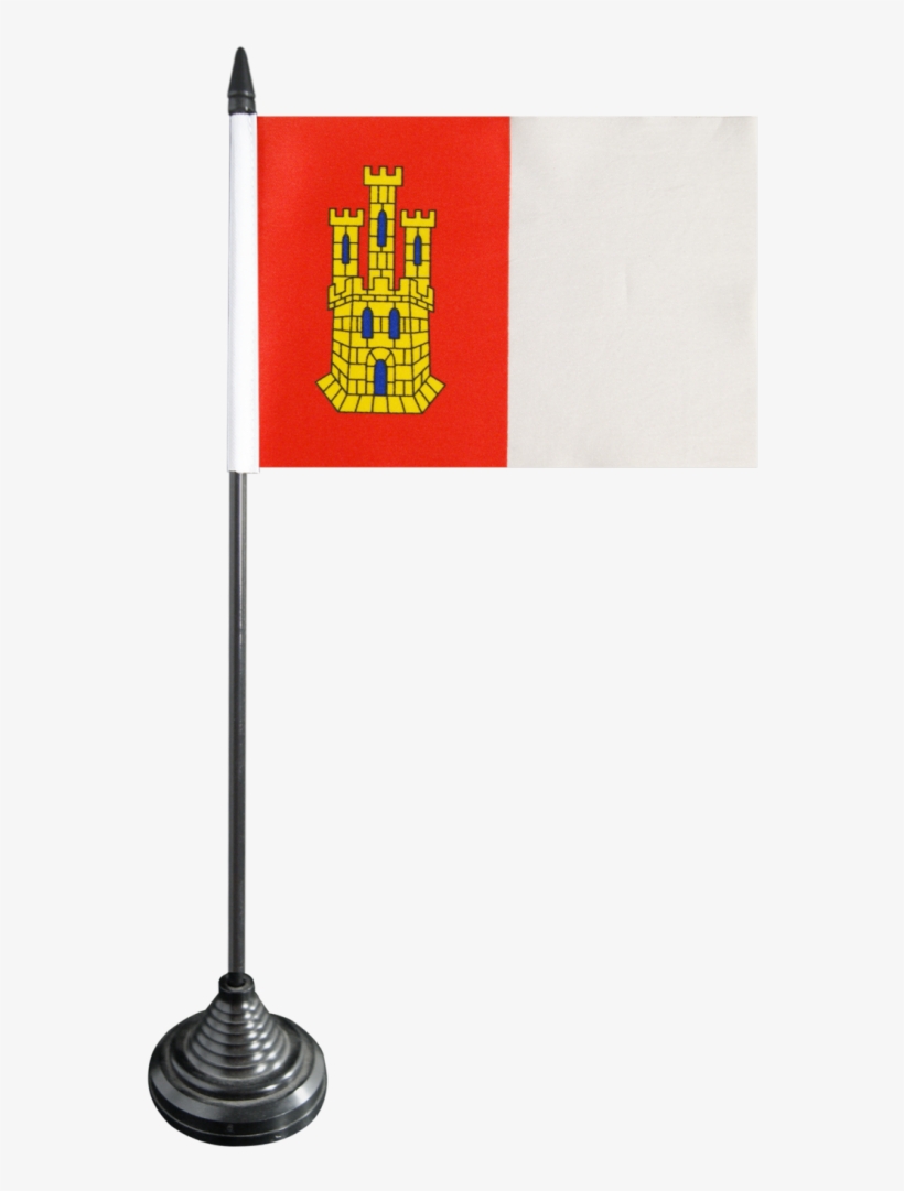 Spain Castile-la Mancha Table Flag - Banner, transparent png download
