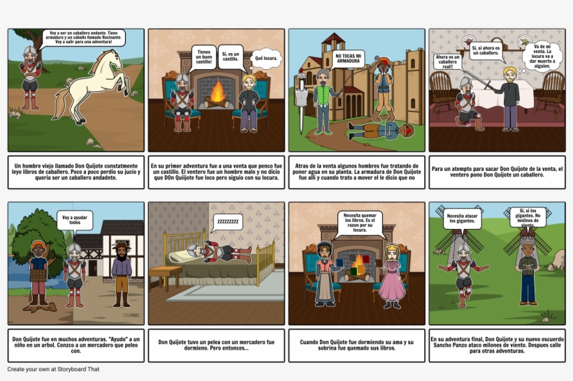 Don Quijote De La Mancha - Cartoon, transparent png download