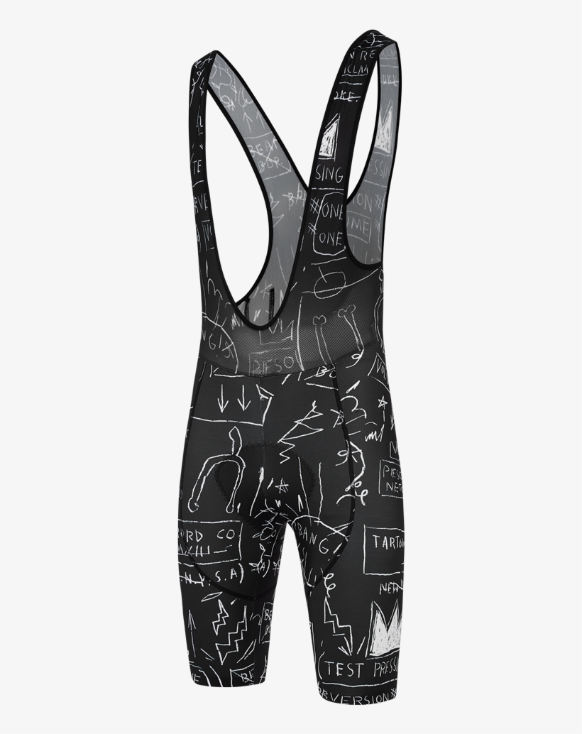 Atq X Basquiat Beat Bop Bib Shorts Main - One-piece Garment, transparent png download
