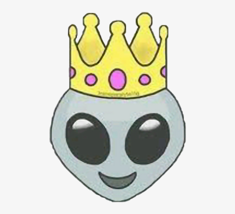 Largest Collection Of Free To Edit Abstract Abstractexpressionism - Alien With Crown, transparent png download