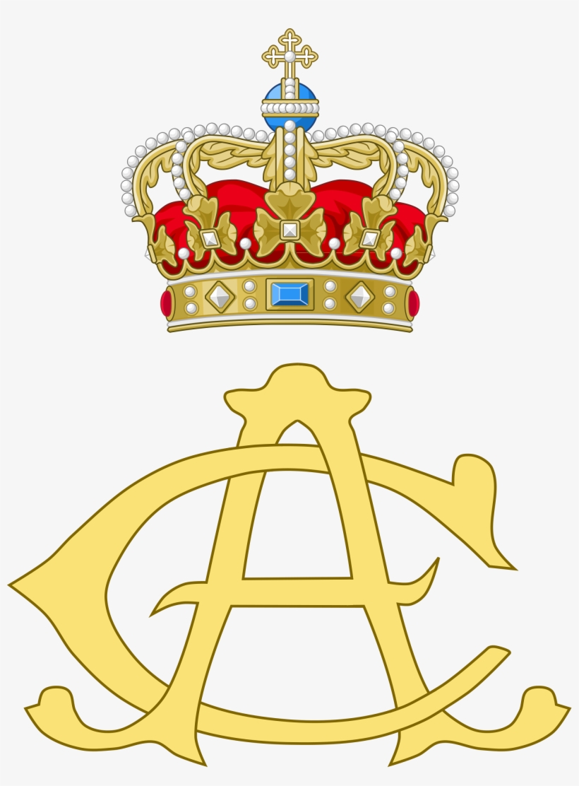 King Christian And Queen Alexandrine Of Denmark Royal - Royal Monogram Denmark, transparent png download