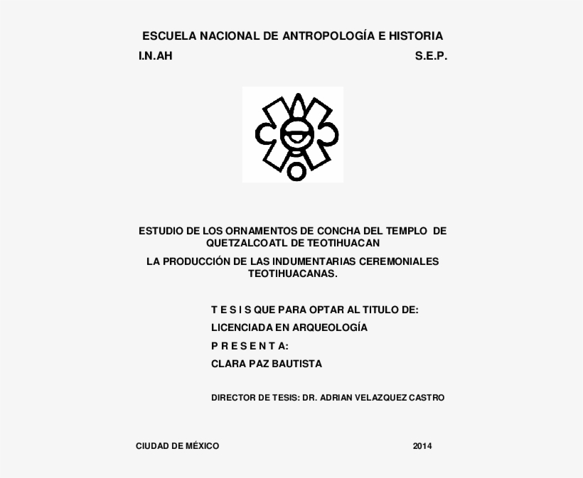 Pdf - Instituto Nacional De Antropología E Historia, transparent png download
