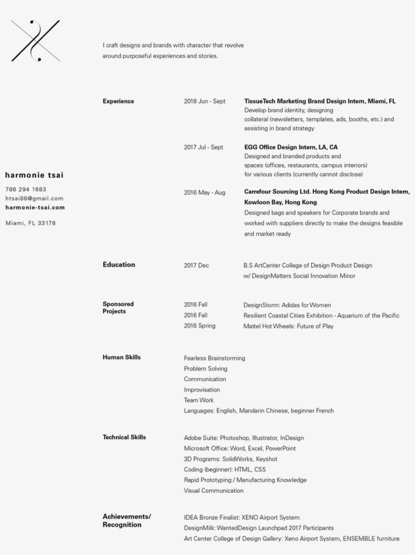 Htsai Resume - Document, transparent png download