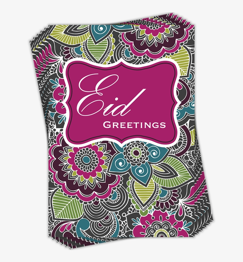 2019 Eid Mubarak Greeting Cards By Davora In Multi - Illustration, transparent png download