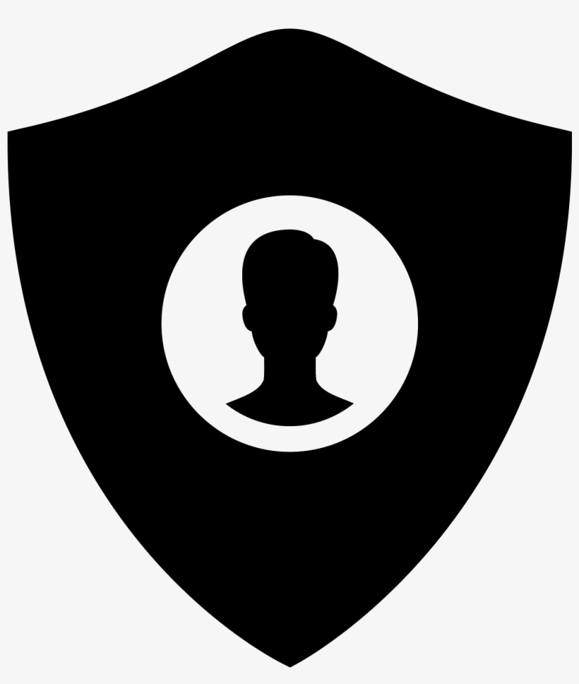 Jpg Transparent Download User Shield Filled Icon Free - Emblem, transparent png download