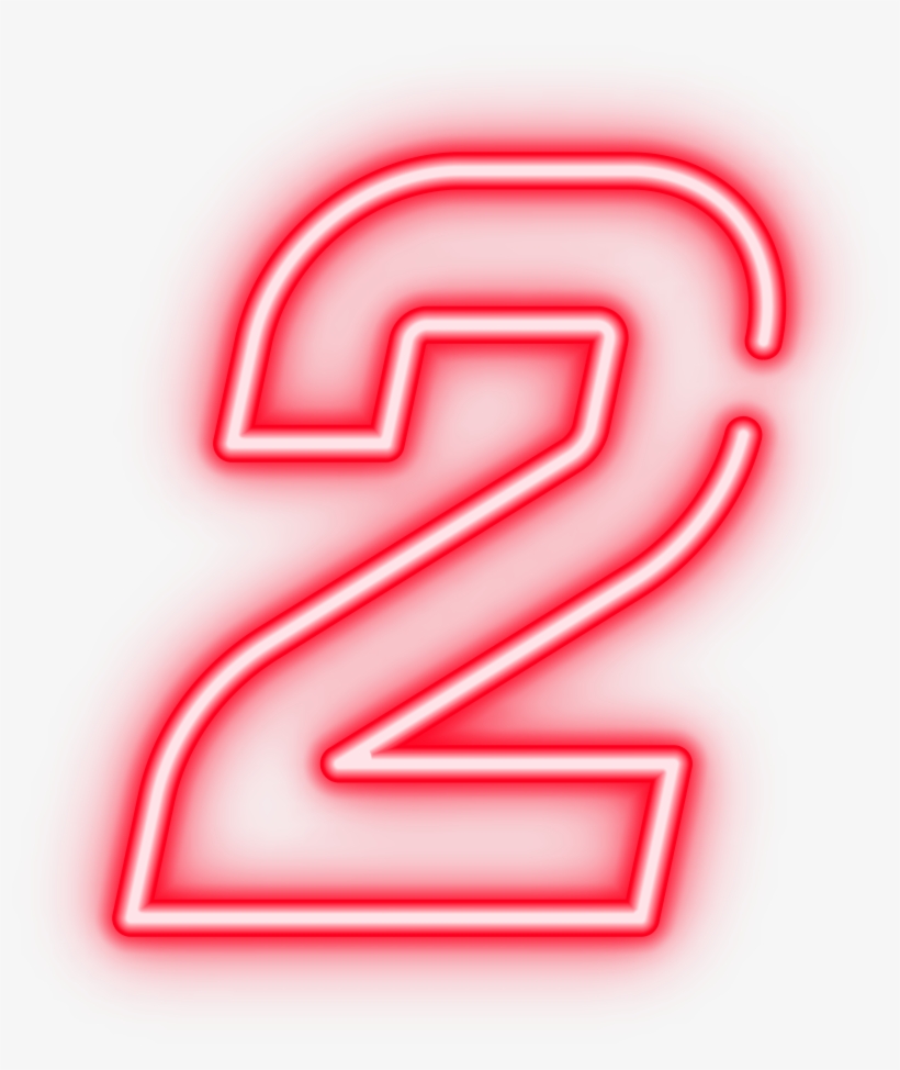 Two Red Neon Transparent Png Clip Art Image, transparent png download