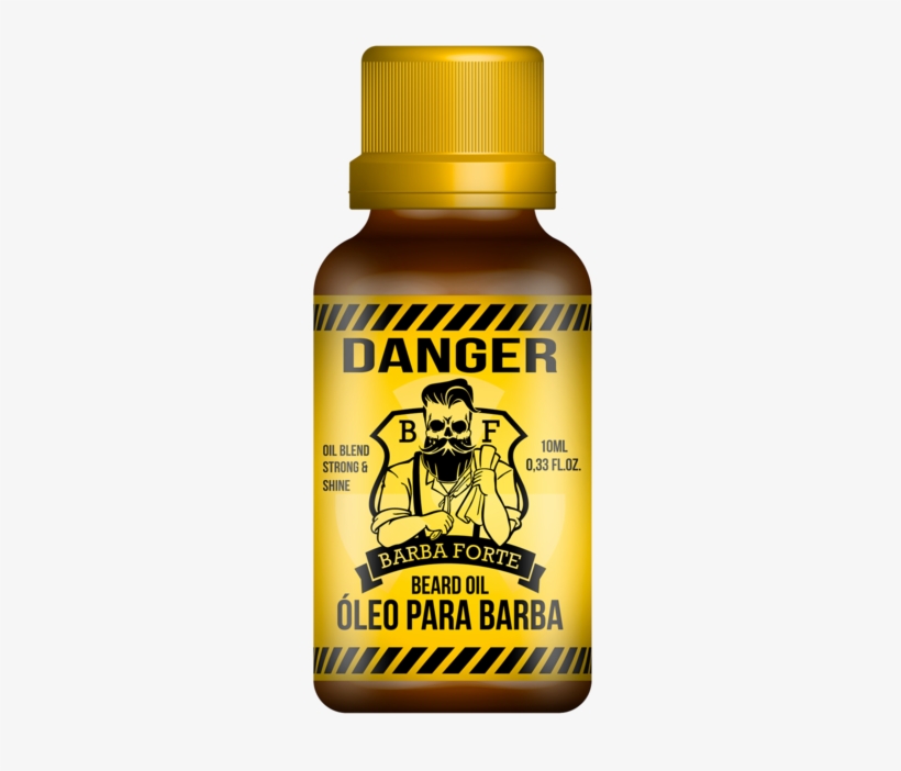 Óleo Para Barba Danger Barba Forte 10ml - Beard, transparent png download