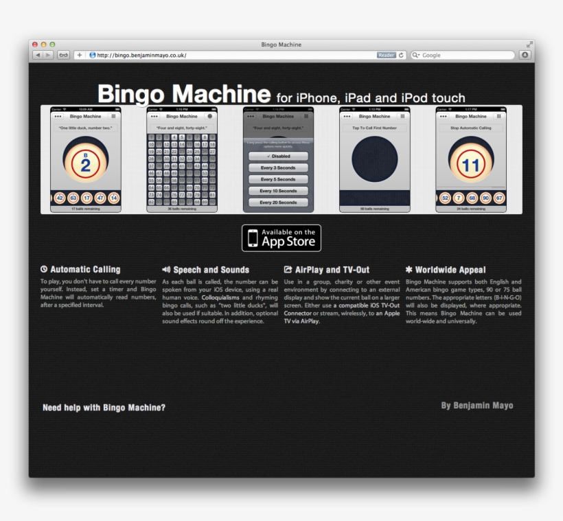 I Have Setup A Bingo Machine Minisite To Prevent This - Available On The App Store, transparent png download