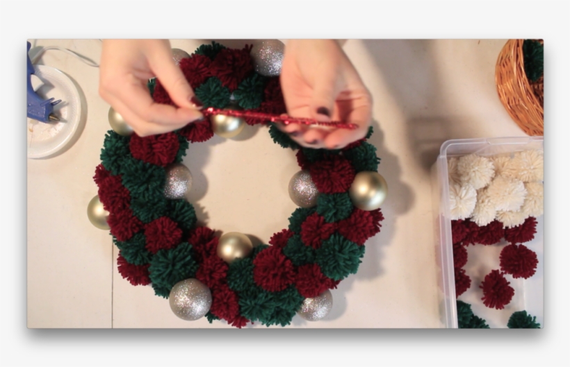 Attached All We Need To Do Is Put A Hook On The Back - Wreath, transparent png download