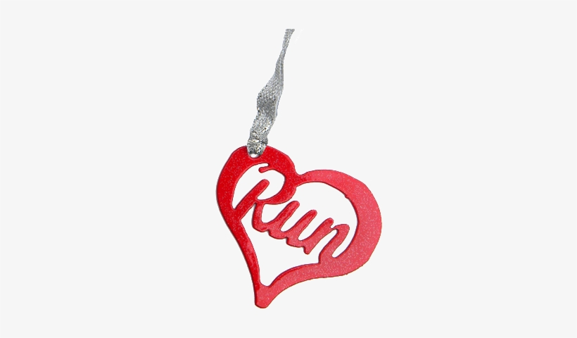 Love To Run Heart - Label, transparent png download