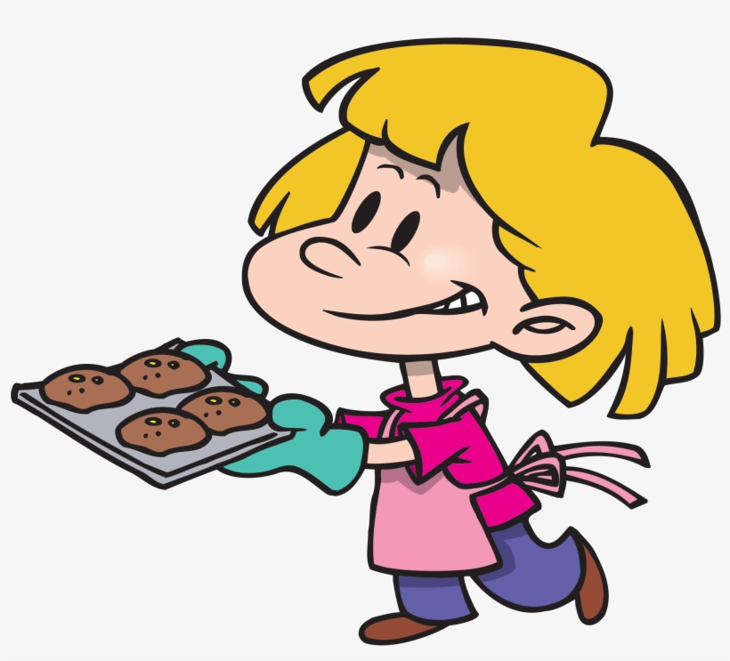 Png Download Kids Cooking Images Muffins Png Pictures - Baking Cookies Clip Art, transparent png download