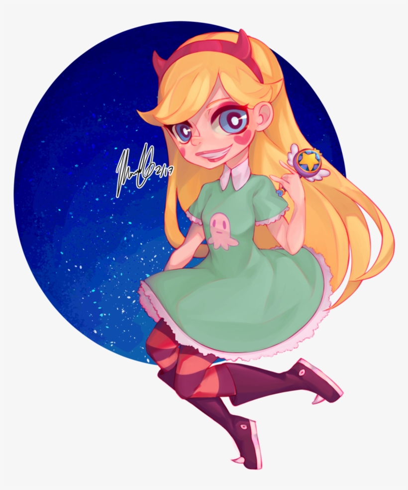 Star Vs The Forces Of Evil By Nekuromii - Cartoon, transparent png download