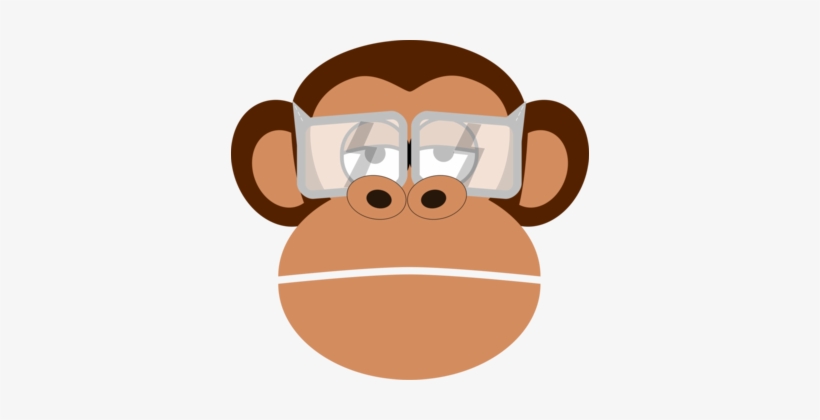 Eye Protection Personal Protective Equipment Goggles - Monkey Face Shower Curtain, transparent png download