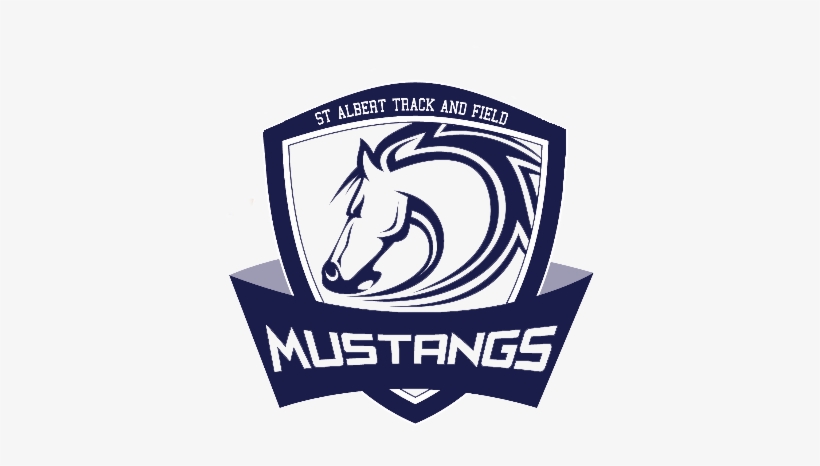 Albert Mustangs Track And Field Club - Intense Muscular Horse Head Sticker, transparent png download