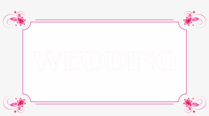 Banner Pink Flowers - Design, transparent png download
