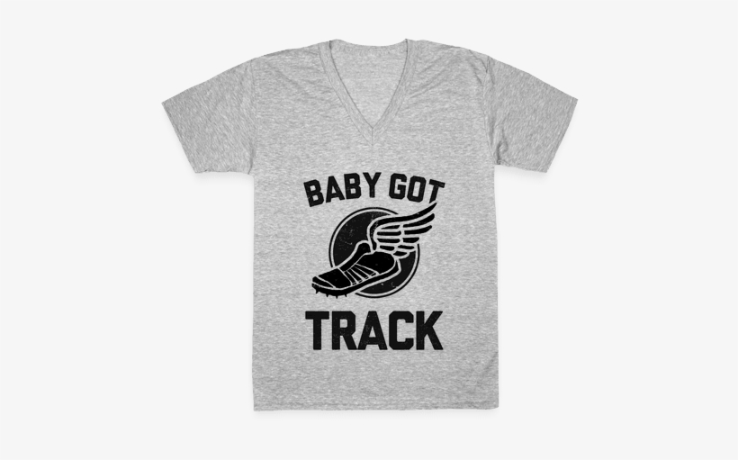 Baby Got Track V-neck Tee Shirt - Puppy Bowl Shirt, transparent png download