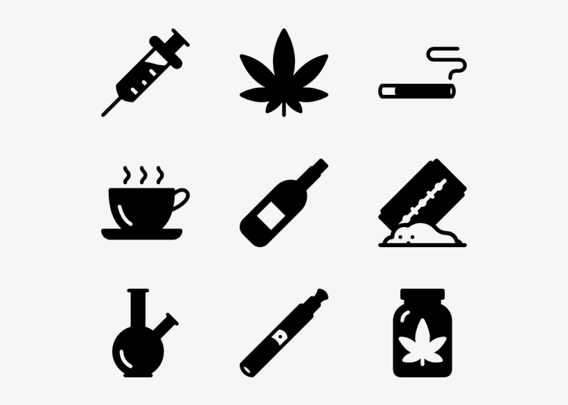 Addiction & Drugs - Addiction Icon Png, transparent png download