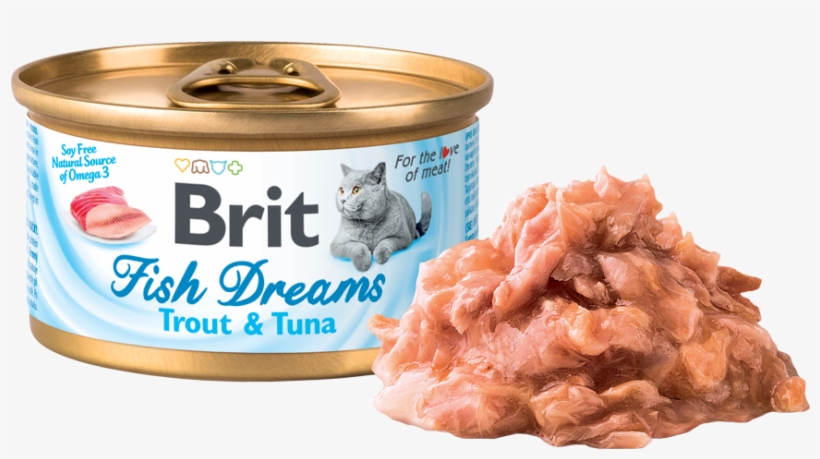 Brit Fish Dreams Trout & Tuna - Brit Care, transparent png download