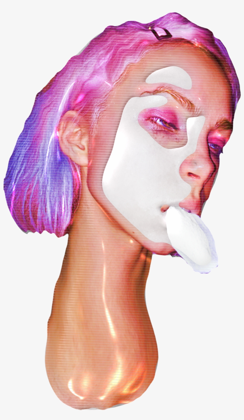 A Net Artist Pokes Fun At Skincare Ads With Distorted - Artist, transparent png download