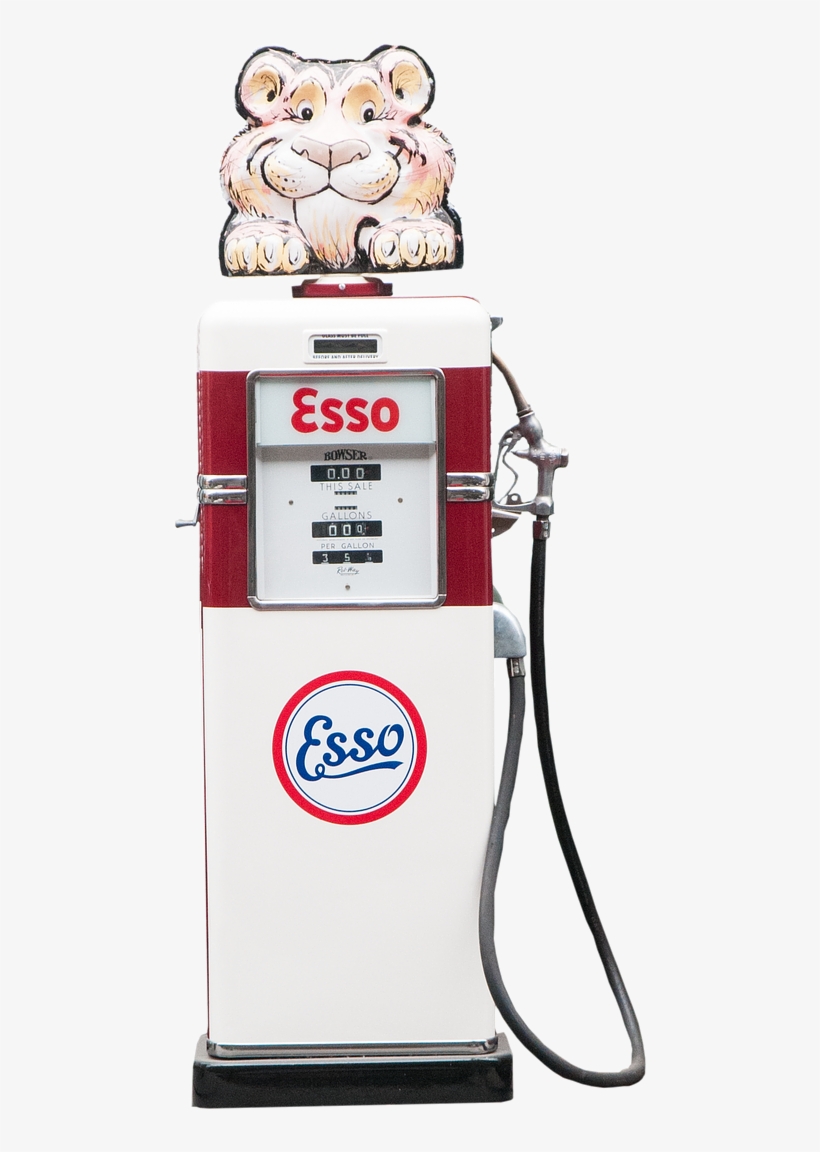 Esso Gas Pump The History Of Self-serve Gas Stations - Esso Transparent PNG  - 701x1280 - Free Download on NicePNG