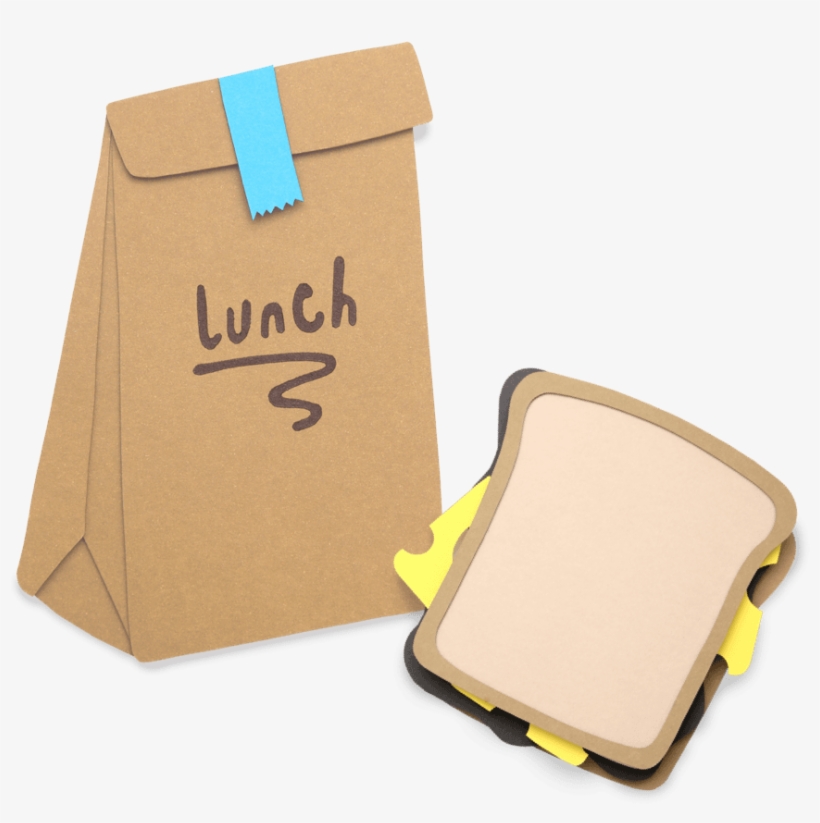 But Sandwiches Are All It Takes To Stop Aussie Kids - Paper Bag, transparent png download