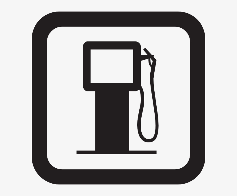 Gas Station Sign Clip Art At Clker - Petrol Station Sign Png, transparent png download