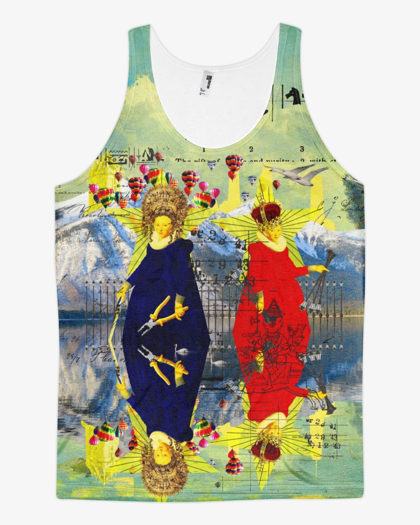 Mockup Flat-front White - Active Tank, transparent png download